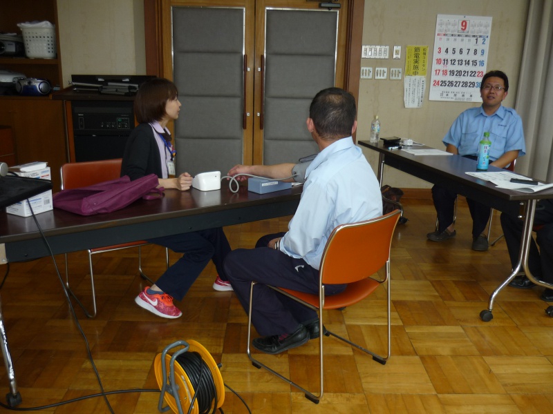 9月安全会議 健康管理の重要性<本間病院さんより指導>
