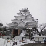 情緒ある雪の鶴ヶ城