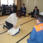 3月安全会議(酒田地区消防組合による救命救急講習)