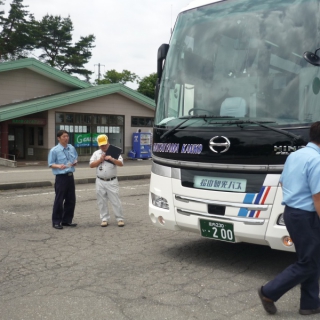 6月安全会議（事業用自動車構造の特性、急ブレーキにおける実地訓練）