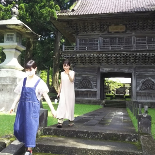 オンラインツアーバス撮影（東北公益文科大学 × ニゴロデザイン × 松山観光バス）