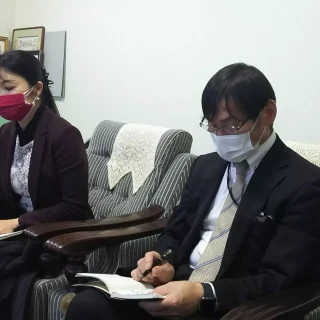 国土交通大臣政務官、加藤鮎子代議士が来社されました。